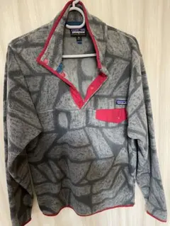 patagonia Synchilla フリースジャケット XS グレー/レッド