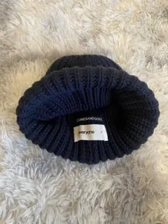 everyone×comes and goes ニット帽 ネイビー