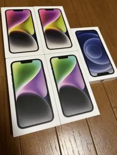 iPhone 14 空箱4個　iPhone12空箱1個　セット