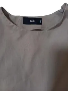HARE ハレ レーヨン混半袖プルオーバートップス サイズS グレー系