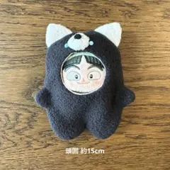 ねこの着ぐるみ　黒　ほわぬい　ぬい服