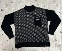 ニューバランス ゴルフセーター 黒×白 目立った傷なし