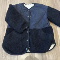 GU キッズ　ボア キルティングジャケット　コート 130