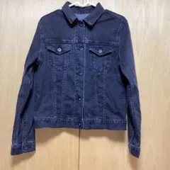 ブラックデニムジャケット デニムジャケット