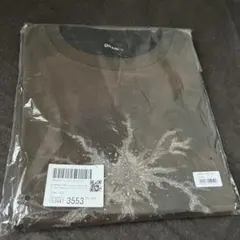 GRANCY】 ラインストーンクラックダーティ半袖Tシャツ サンドベージュ