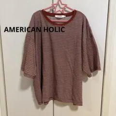 AMERICAN HOLIC ボーダーTシャツ