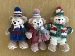 ダッフィー　シェリーメイ　コート　クリスマス　ぬいぐるみバッジ　まとめ売り