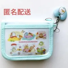 すみっコぐらし　ウォレット　ようこそたべもの王国　ミント　二つ折り財布　子供用