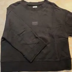 Lee ブラック クルーネック トレーナー M