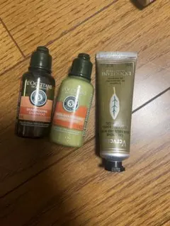 ロクシタン ハンドクリーム、シャンプー、コンディショナーのセット