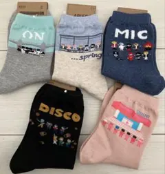 BTS モチーフソックス ① 5足セット