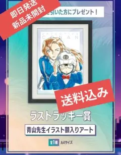 即日発送【ラストワン賞】一番くじ　名探偵コナン　ラストラッキー賞　額入りアート