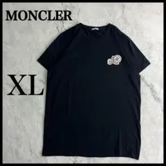 MONCLER ダブルロゴワッペンTシャツ Mサイズ - メルカリ