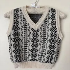 韓国子供服 The lala ニットベスト