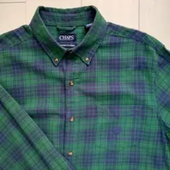 CHAPS チャップス ブラッシュドフランネルシャツ