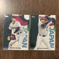 大谷翔平 2023 topps JAPAN EDITION WBC 2枚セット