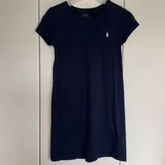 POLO RALPH LAUREN ネイビー 半袖ワンピース M