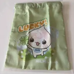 しずくちゃんガチャガチャ　みるみるちゃん巾着袋のサムネイル