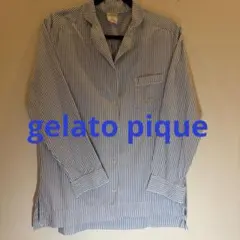 gelato pique ストライプシャツ Fサイズ ジェラートピケ