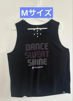【ジャザサイズ JAZZERCIZE】タンクトップ　ブラック　Mサイズ