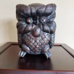 金岡茂幸 フクロウ ミミズク 彫刻 木彫り 金岡茂幸 フクロウ ミミズク 彫刻 木彫り - メルカリ