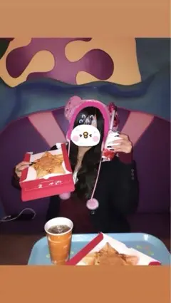 ディズニー ファンキャップ ミニー ピンク リボン ビジュー