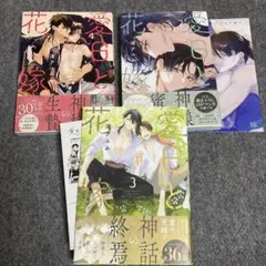 ［BL］愛日と花嫁1~3 限定版小冊子 ペーパー付き