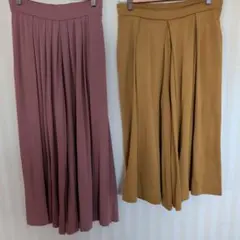 【匿名配送】スカーチョ　ガウチョパンツ　ワイドパンツ2点セット