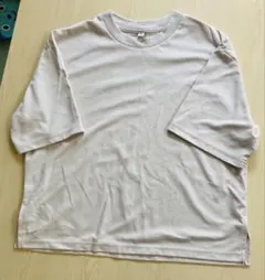 Tシャツ 半袖　GU ベージュ L