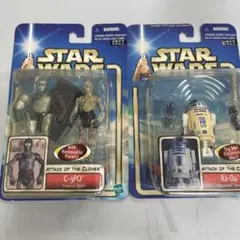 ⭐️スター・ウォーズ⭐️Unieashedフィギュア 2体セット(カード付き 
