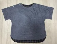 (37)半袖シャツ Mサイズ グレー