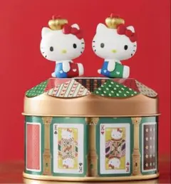 未開封 / 青山デカーボ ハローキティ トランプ缶 ✮王冠キティフィギュア