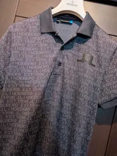 【 J.LINDEBERG 】総柄 ポロシャツ（ S size ）