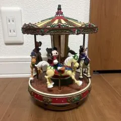 美品】ミスタークリスマス☆メリーゴーランド☆オルゴール☆カルーセル