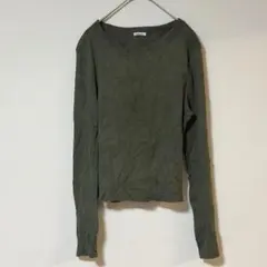 値下げ歓迎✨COTTON:ON 【L】オリーブ色 長袖Tシャツ