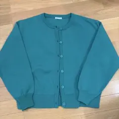 COLZA グリーン カーディガン Lサイズ