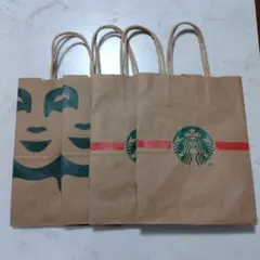 Starbucks ショッピングバッグ 4枚セット