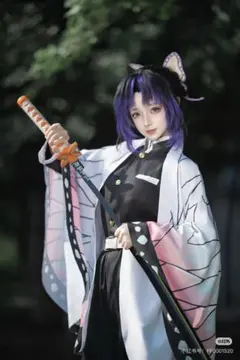 鬼滅の刃 コスプレ衣装　胡蝶しのぶコスプレ羽織　新品 大人サイズフリー