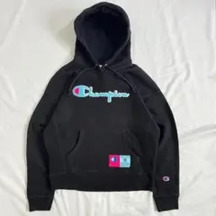 champion リバースウィーブ 短丈 パーカー パイルロゴ ノームコア