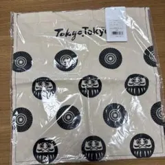 未使用　ダルマ柄　トートバッグ