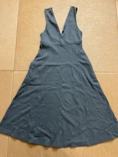 【美品】UNIQLO ブラッシュドジャージージャンパースカート　S