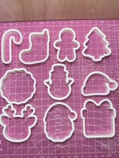 クリスマス クッキー型 10種セット 抜き型