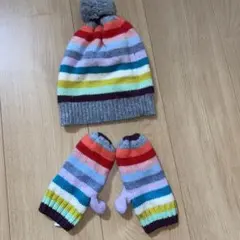 babyGAP 帽子54㎝　手袋M/L