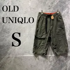 OLD UNIQLO レディース M オリーブ ハーフパンツ ヴィンテージ