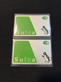 Suica カード　無記名式　2枚セット　スイカ　 新品同様のサムネイル