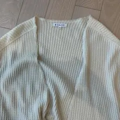 GLOBAL WORK アイボリー ロングカーディガン