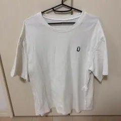 ワンポイント ロゴ Tシャツ ホワイト