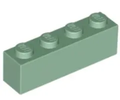 レゴ　3010　ブロック　1x4　サンドグリーン　５個