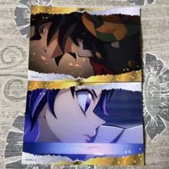 鬼滅の刃　カルパス　bigシール　冨岡義勇　胡蝶しのぶ　2種セット　新品