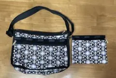 Lesportsac フラワーパターン ポーチ